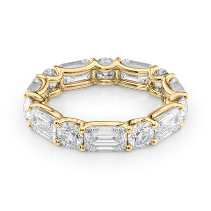 5ct Serena Round Cut Moissanite Ring - Gold