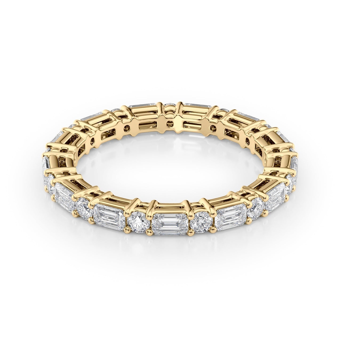 1.7ct Silara Round Cut Moissanite Ring - Gold