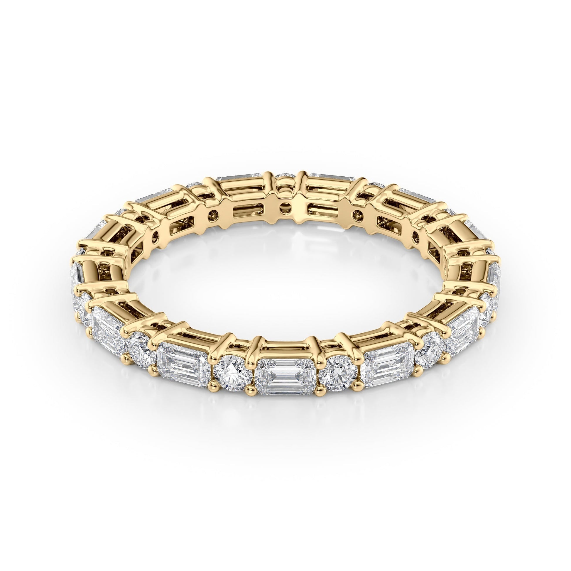 1.7ct Silara Round Cut Moissanite Ring - Gold