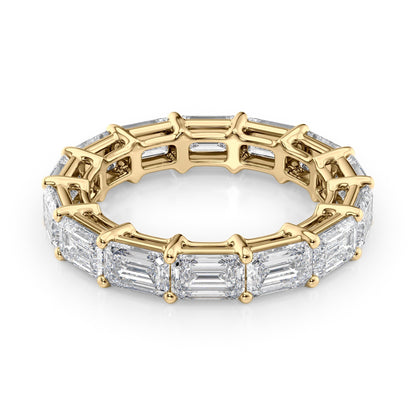 5ct Genara Emerald Cut Moissanite Ring - Gold