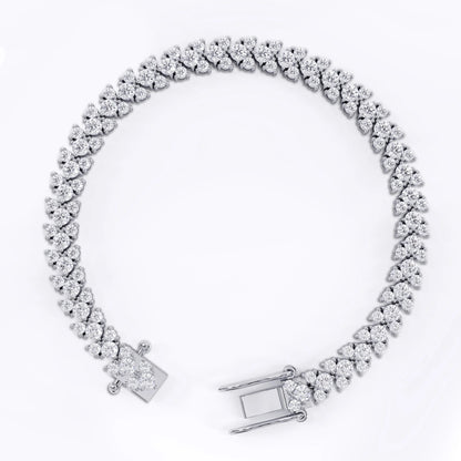 Tennis_bracelet_heart_for_women La Stella Jewels
