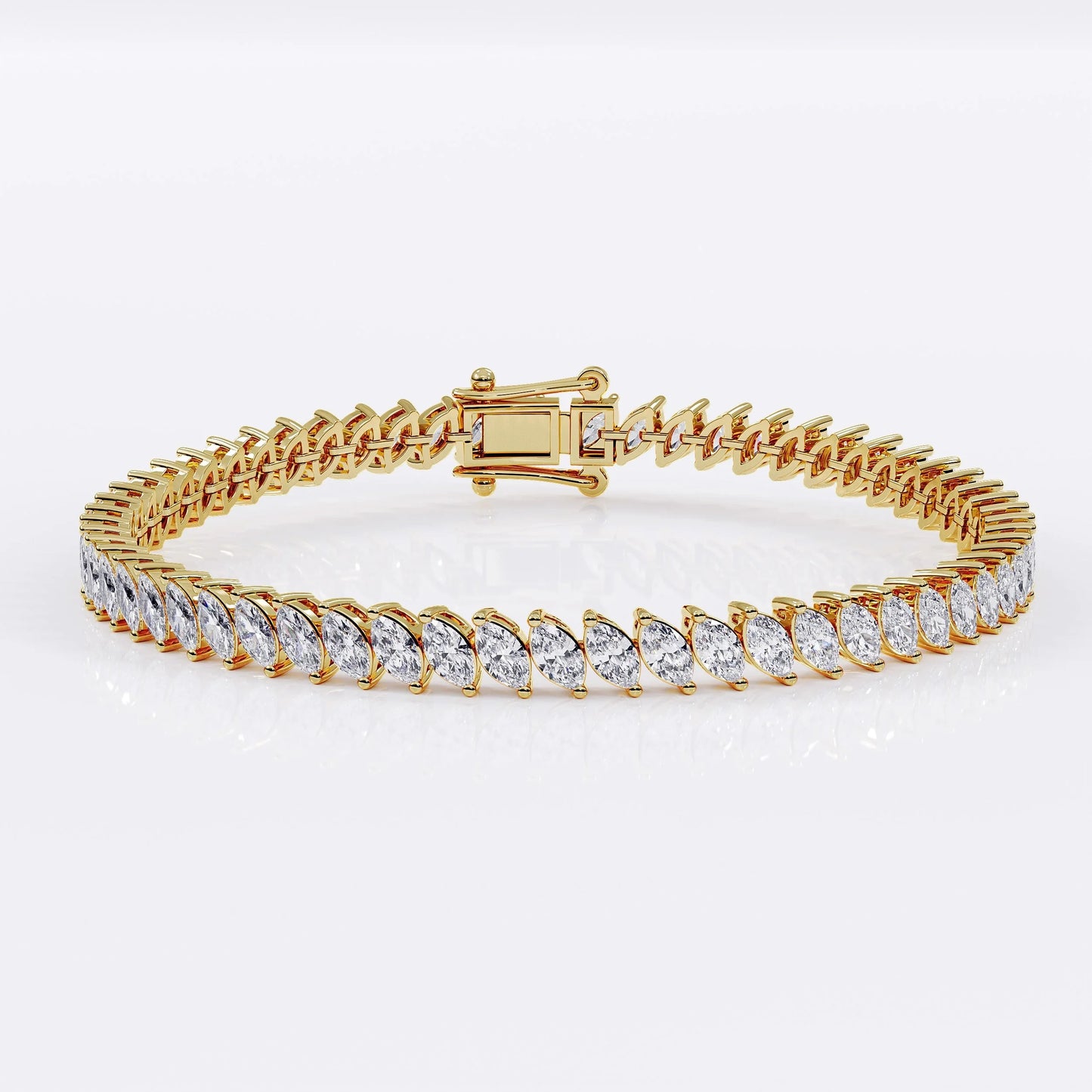 Tennis_bracelet_in_Gold La Stella Jewels
