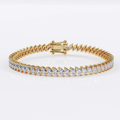 Tennis_bracelet_in_Gold La Stella Jewels