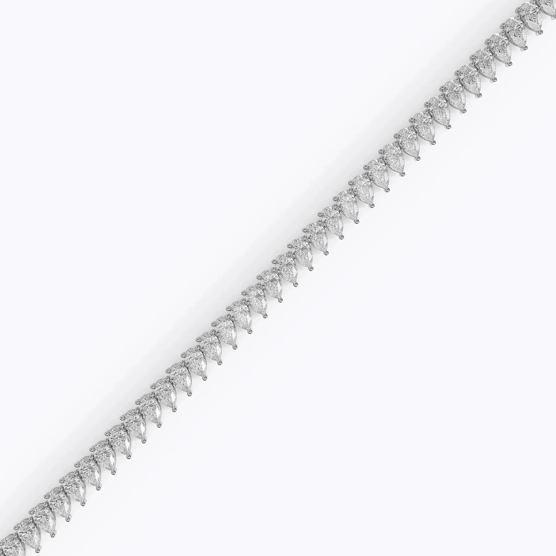 Pear Cut Diamond Tennis Bracelet For Women La Stella Jewels