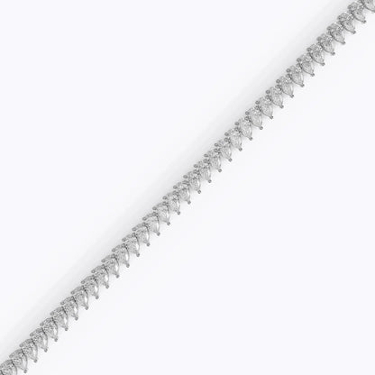 Pear Cut Diamond Tennis Bracelet For Women La Stella Jewels