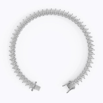 Pear Cut Diamond Tennis Bracelet For Women La Stella Jewels