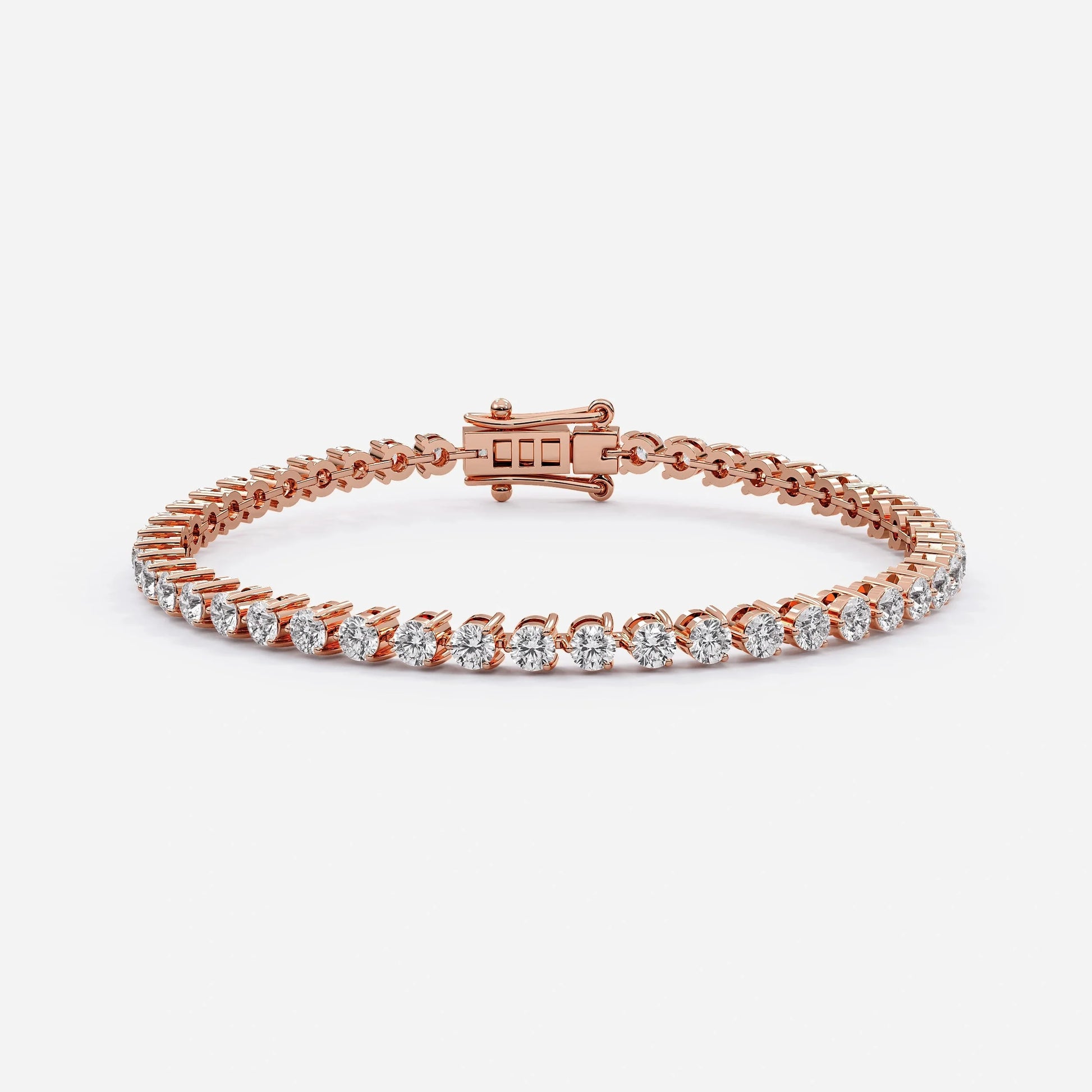 3 Prong Tennis Bracelet for Women (925 Sterling Silver) La Stella Jewels