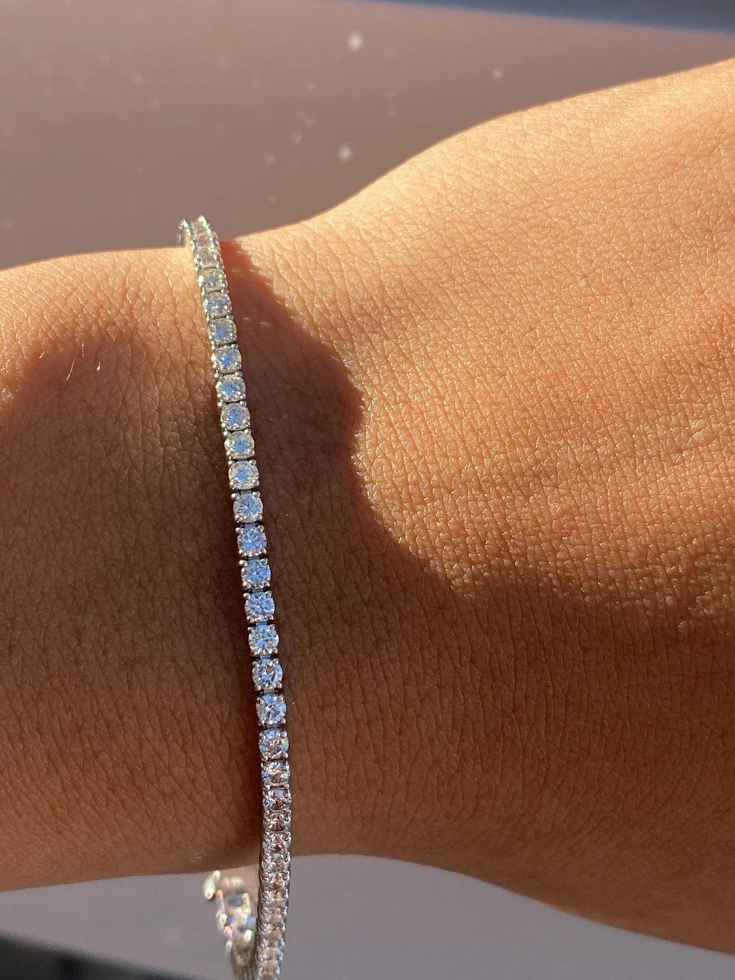 Classic Tennis Bracelet for Women - 2mm (925 Sterling Silver) La Stella Jewels